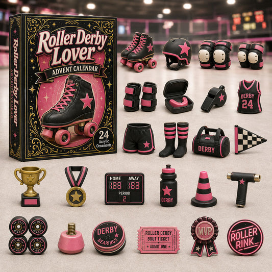 Roller Derby Lover Advent Calendar 2026 - 24-Day Festive Countdown