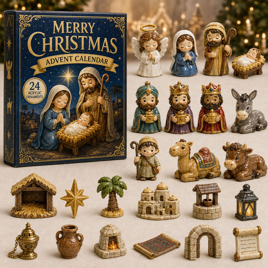 Sacred Scene Advent Calendar 2026 - 24-Day Festive Countdown