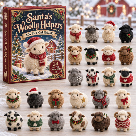 Santas Woolly Helpers Advent Calendar 2026 - 24-Day Festive Countdown