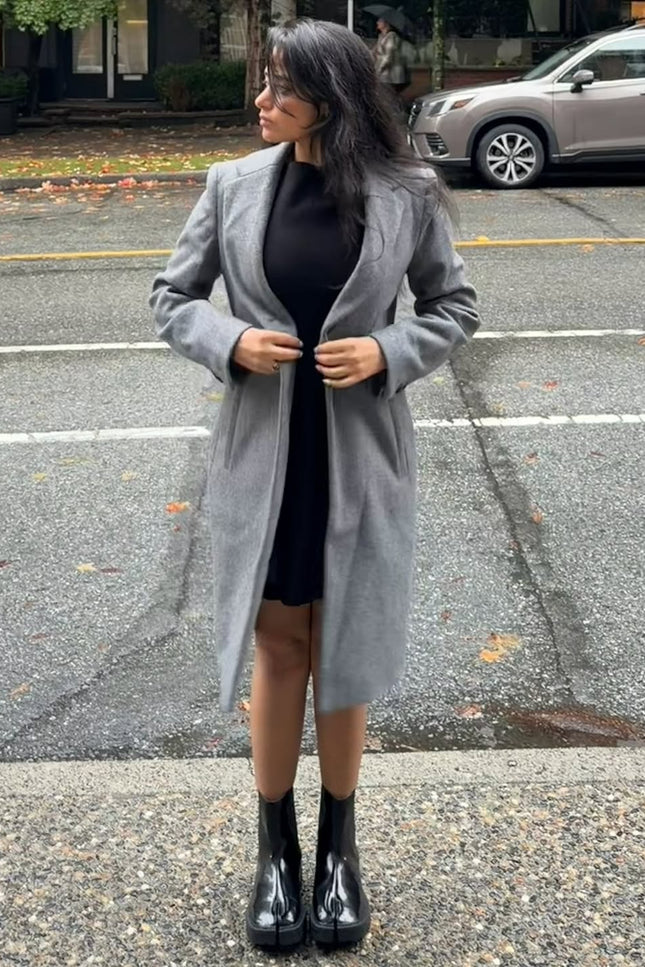 Bottines Tabis Noir à Bout Fendu