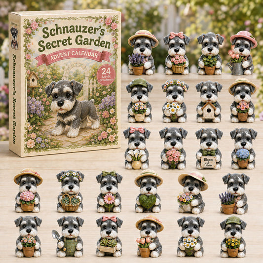Schnauzer Secret Garden Advent Calendar 2026 - 24-Day Festive Countdown
