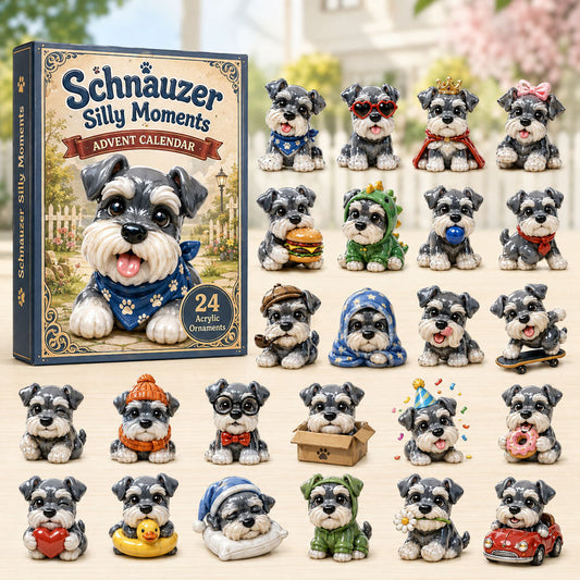 Schnauzer Silly Moments Advent Calendar 2026 - 24-Day Festive Countdown