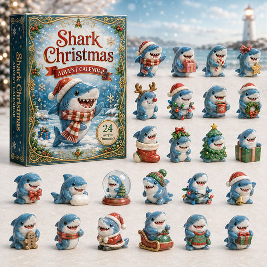 Shark Christmas Advent Calendar 2026 - 24-Day Festive Countdown