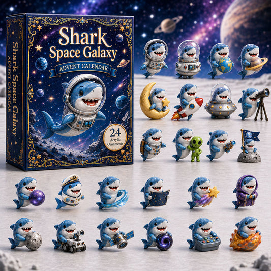 Shark Space Galaxy Advent Calendar 2026 - 24-Day Festive Countdown