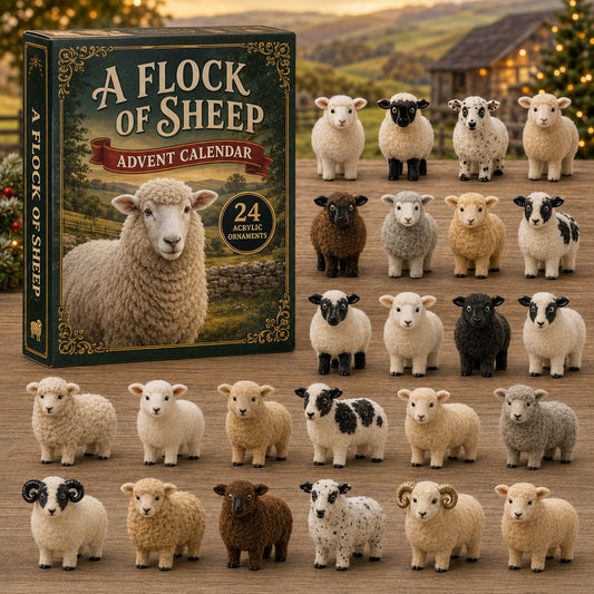 Sheep Collection Advent Calendar 2026 - 24-Day Festive Countdown