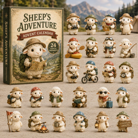 Sheep Outdoor Adventure Advent Calendar 2026 - 24-Day Festive Countdown