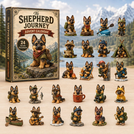 Shepherd Journey Dog Advent Calendar 2026 - 24-Day Festive Countdown
