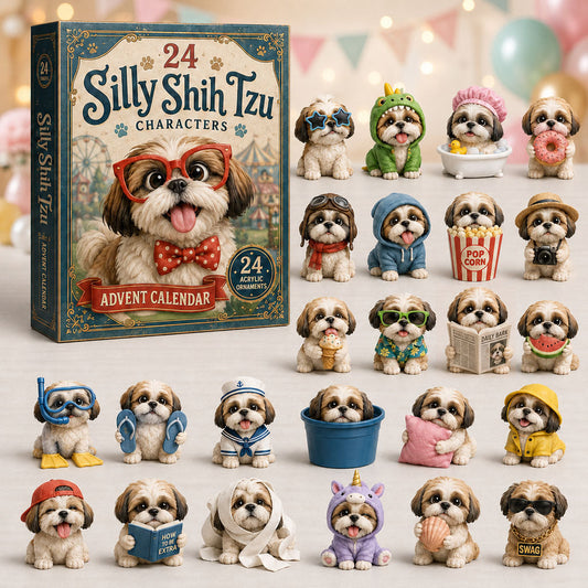 Silly Shih Tzu Advent Calendar 2026 - 24-Day Festive Countdown