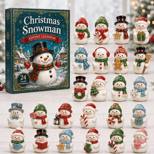 Snowman Advent Calendar 2026 - 24-Day Festive Countdown