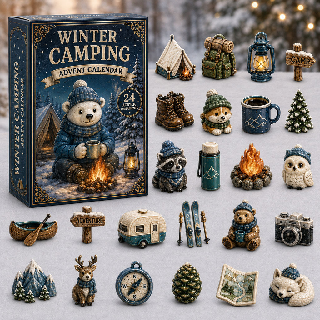 Snowy Camp Advent Calendar 2026 - 24-Day Festive Countdown