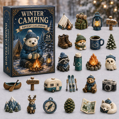 Snowy Camp Advent Calendar 2026 - 24-Day Festive Countdown