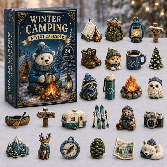 Snowy Camp Advent Calendar 2026 - 24-Day Festive Countdown