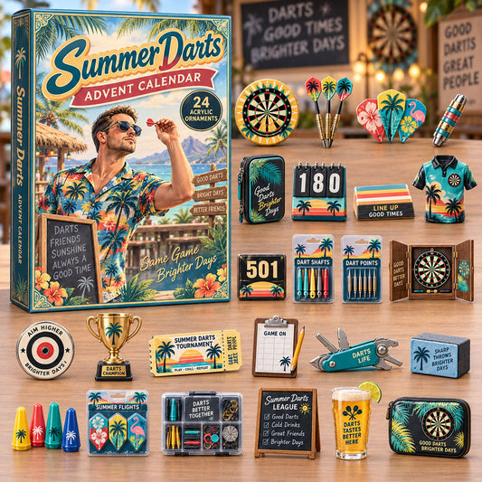 Summer Darts Advent Calendar 2026 - 24-Day Festive Countdown