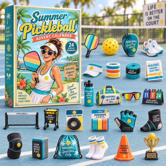 Summer Pickleball Advent Calendar 2026 - 24-Day Festive Countdown
