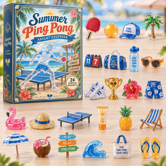 Summer Ping Pong Advent Calendar 2026 - 24-Day Festive Countdown