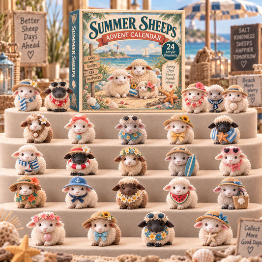 Summer Sheeps Advent Calendar 2026 - 24-Day Festive Countdown