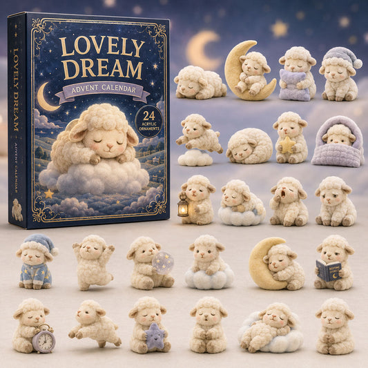 Sweet Sheep Night Advent Calendar 2026 - 24-Day Festive Countdown