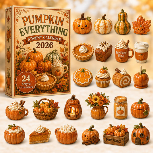 Pumpkin Everything Advent Calendar 2026 - 24-Day Festive Countdown