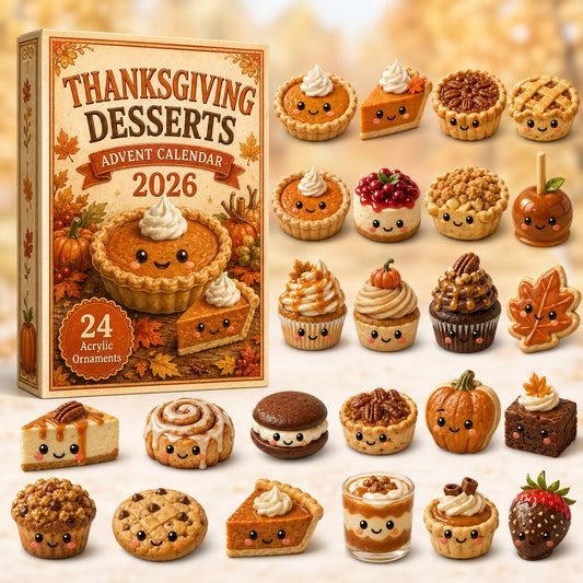 Thanksgiving Desserts Advent Calendar 2026 - 24-Day Festive Countdown