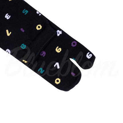 Chaussettes Tabis à Bout Fendu - Imprimé Chiffres