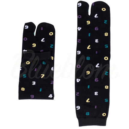 Chaussettes Tabis à Bout Fendu - Imprimé Chiffres