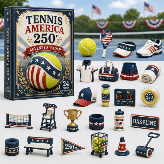 Tennis America 250th Advent Calendar 2026 - 24-Day Festive Countdown