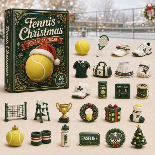 Tennis Christmas Advent Calendar 2026 - 24-Day Festive Countdown