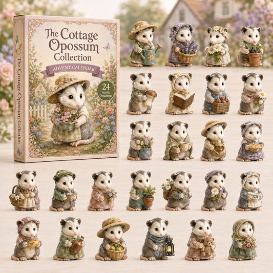 The Cottage Opossum Collection Advent Calendar 2026 - 24-Day Festive Countdown