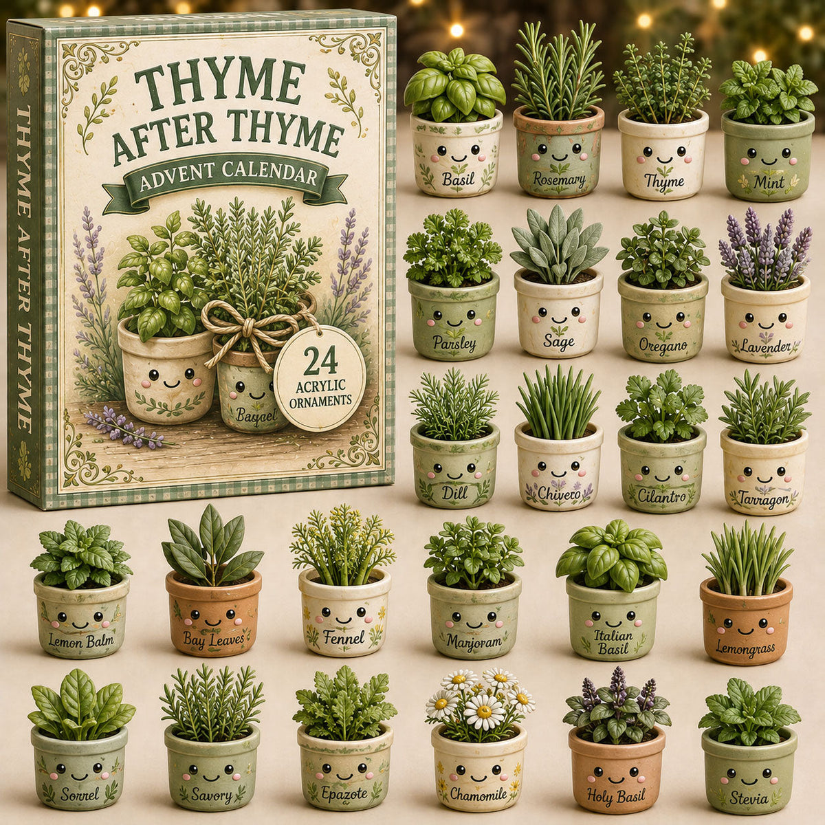 Thyme Planter Collection Advent Calendar 2026 - 24-Day Festive Countdown