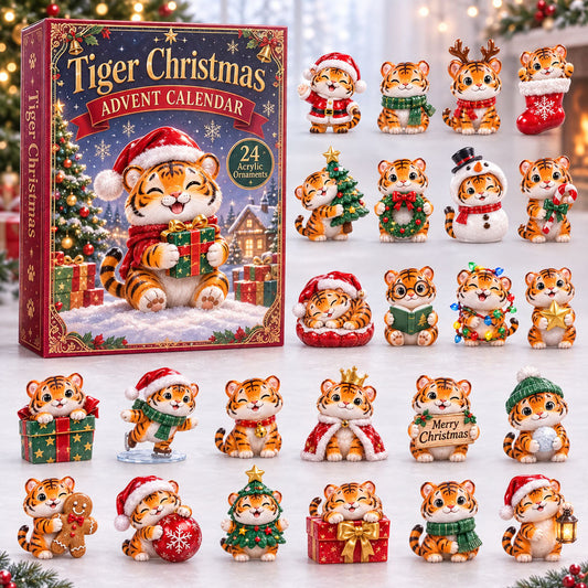 Tiger Christmas Advent Calendar 2026 - 24-Day Festive Countdown