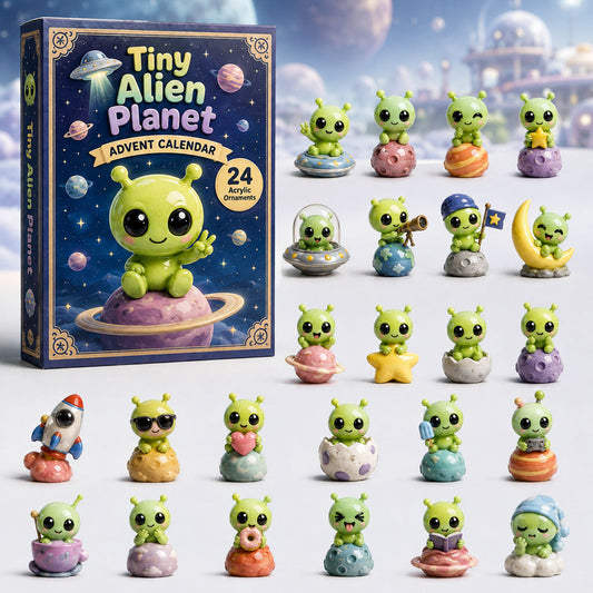 Tiny Alien Planet Advent Calendar 2026 - 24-Day Festive Countdown