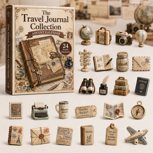 Travel Scrapbook Advent Calendar 2026 - 24-Day Festive Countdown
