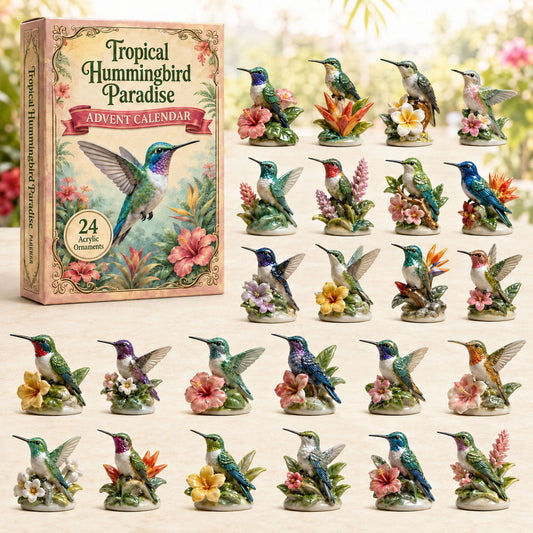 Tropical Paradise Advent Calendar 2026 - 24-Day Festive Countdown