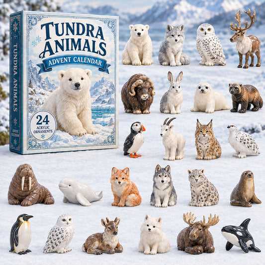 Tundra Animals World Advent Calendar 2026 - 24-Day Festive Countdown