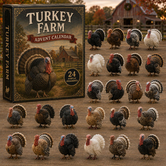 Turkey Farm Advent Calendar 2026 - 24-Day Festive Countdown