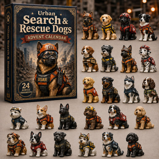 Urban Search & Rescue Dogs Advent Calendar 2026 - 24-Day Festive Countdown