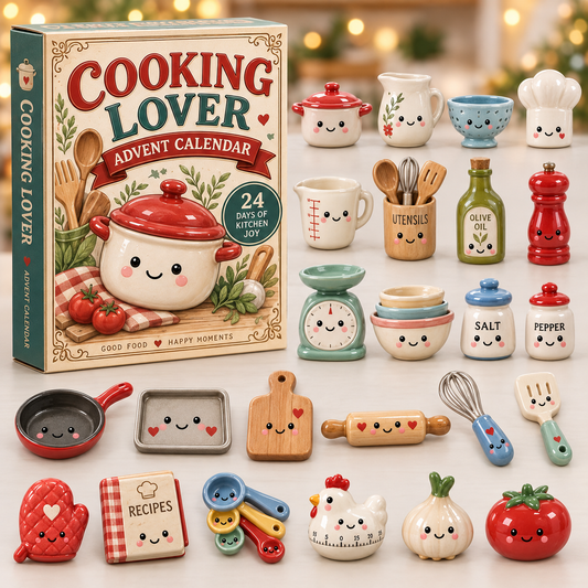 Cooking Lover Advent Calendar 2026 - 24-Day Festive Countdown