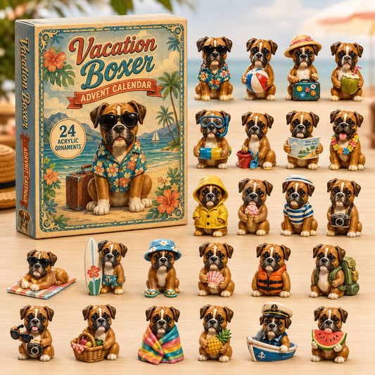 Vacation Boxer Advent Calendar 2026 - 24-Day Festive Countdown