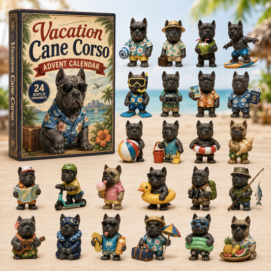 Vacation Cane Corso Advent Calendar 2026 - 24-Day Festive Countdown