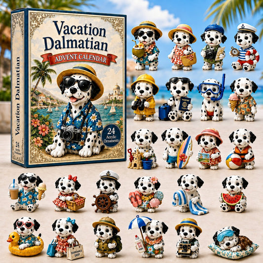 Vacation Dalmatian Advent Calendar 2026 - 24-Day Festive Countdown