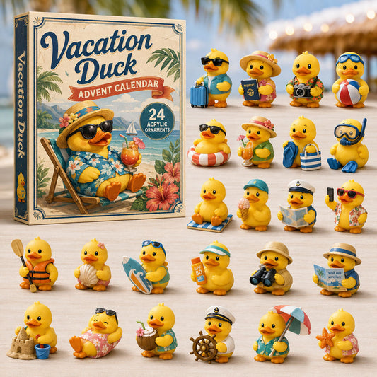 Vacation Duck Advent Calendar 2026 - 24-Day Festive Countdown