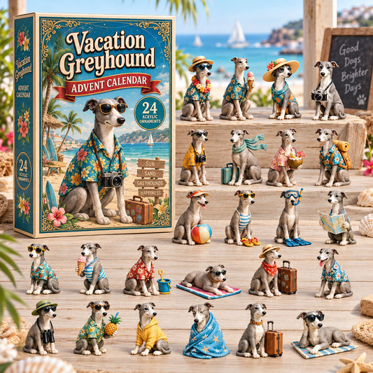 Vacation Greyhound Advent Calendar 2026 - 24-Day Festive Countdown