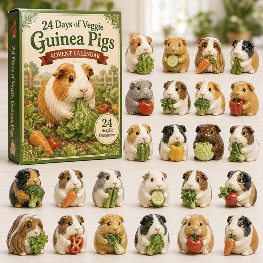 Veggie Guinea Pig Advent Calendar 2026 - 24-Day Festive Countdown