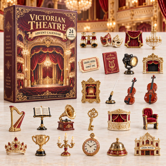 Victorian Theatre Elegance Advent Calendar 2026 - 24-Day Festive Countdown
