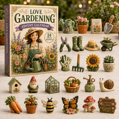 Vintage Garden Advent Calendar 2026 - 24-Day Festive Countdown