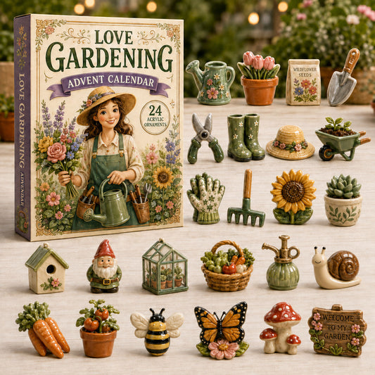 Vintage Garden Advent Calendar 2026 - 24-Day Festive Countdown