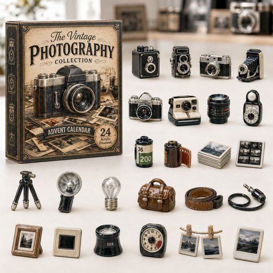 Vintage Photography Advent Calendar 2026 - 24-Day Festive Countdown