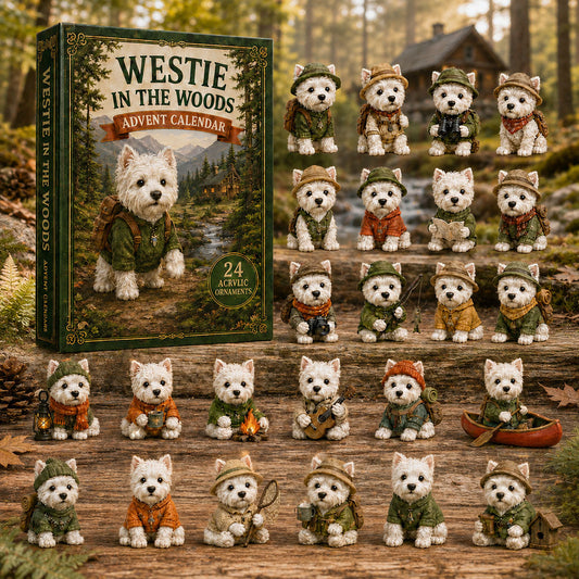 Westie In The Woods Advent Calendar 2026 - 24-Day Festive Countdown