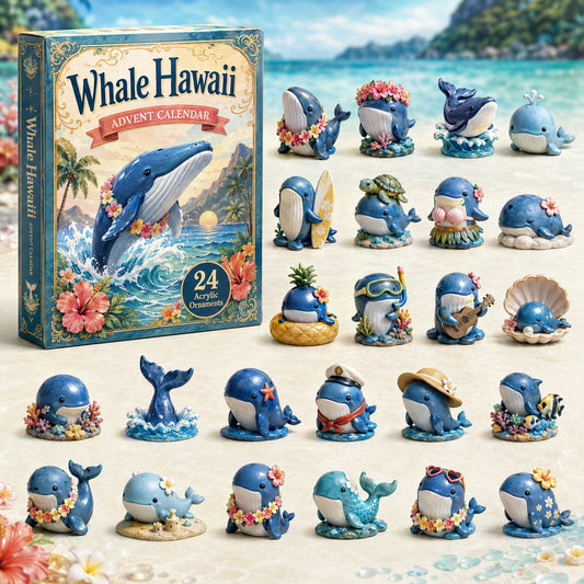 Whale Hawaii Ocean Advent Calendar 2026 - 24-Day Festive Countdown
