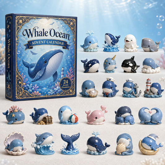 Whale Ocean Advent Calendar 2026 - 24-Day Festive Countdown